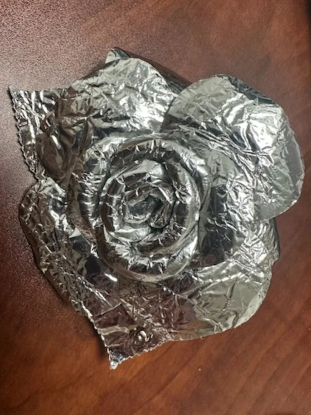 Vintage Chanel Metallic Silver Brooch